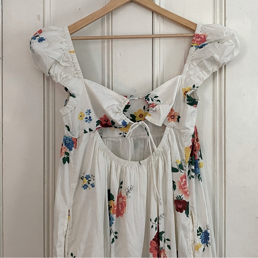 Free People | White Floral Dress - Picture 7 of 7